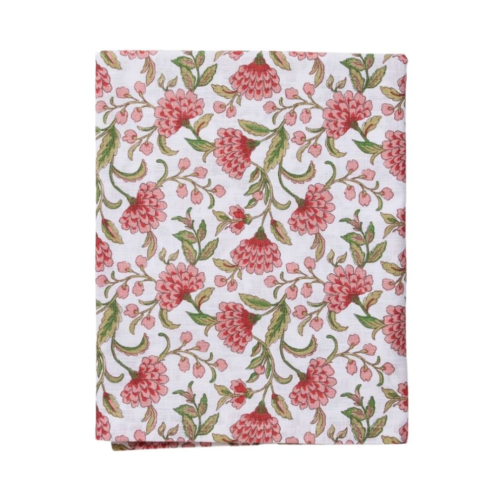 Georgia Tablecloth Pink/Green - Gaudion Furniture