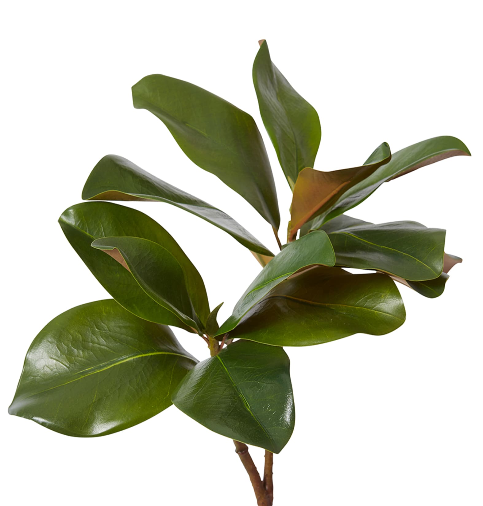 Magnolia leaf artificial flower spray