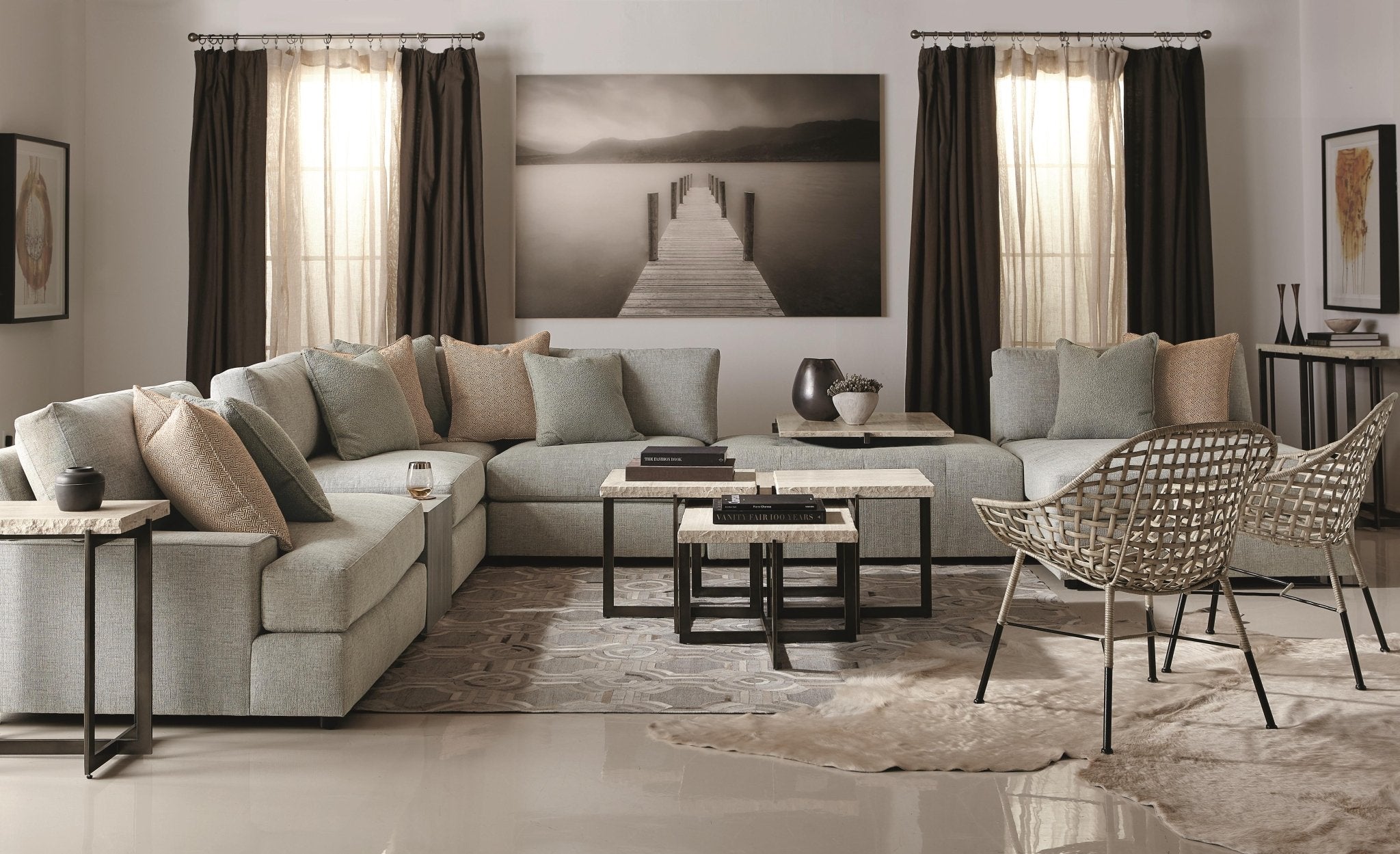 Hathaway Coffee Table Large - Gaudion Furniture