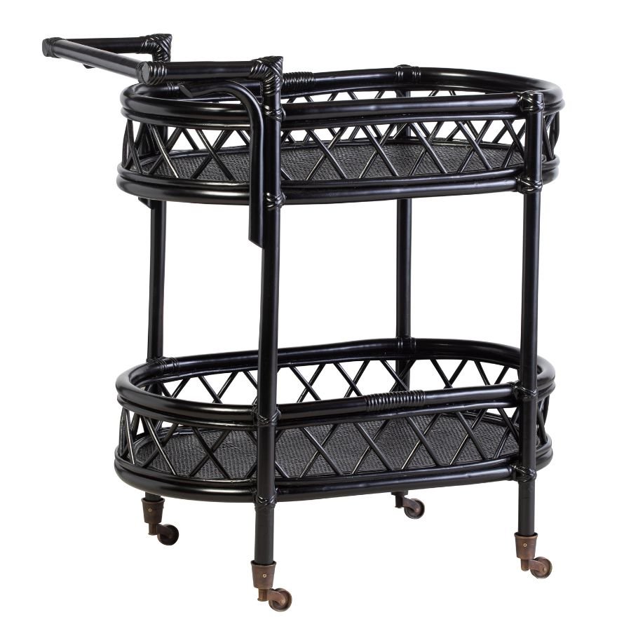 Honolulu Rattan Bar Cart - Gaudion Furniture