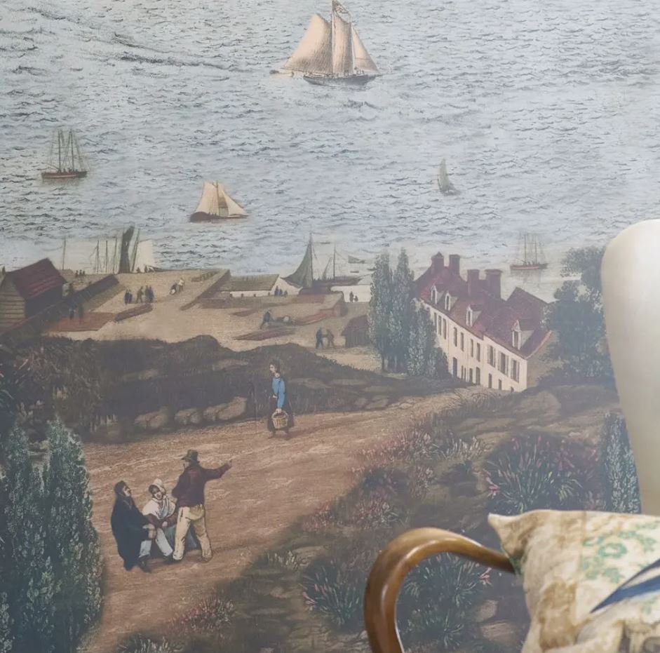 John Derian Seaport Ocean Wallpaper Mural - Gaudion Furniture