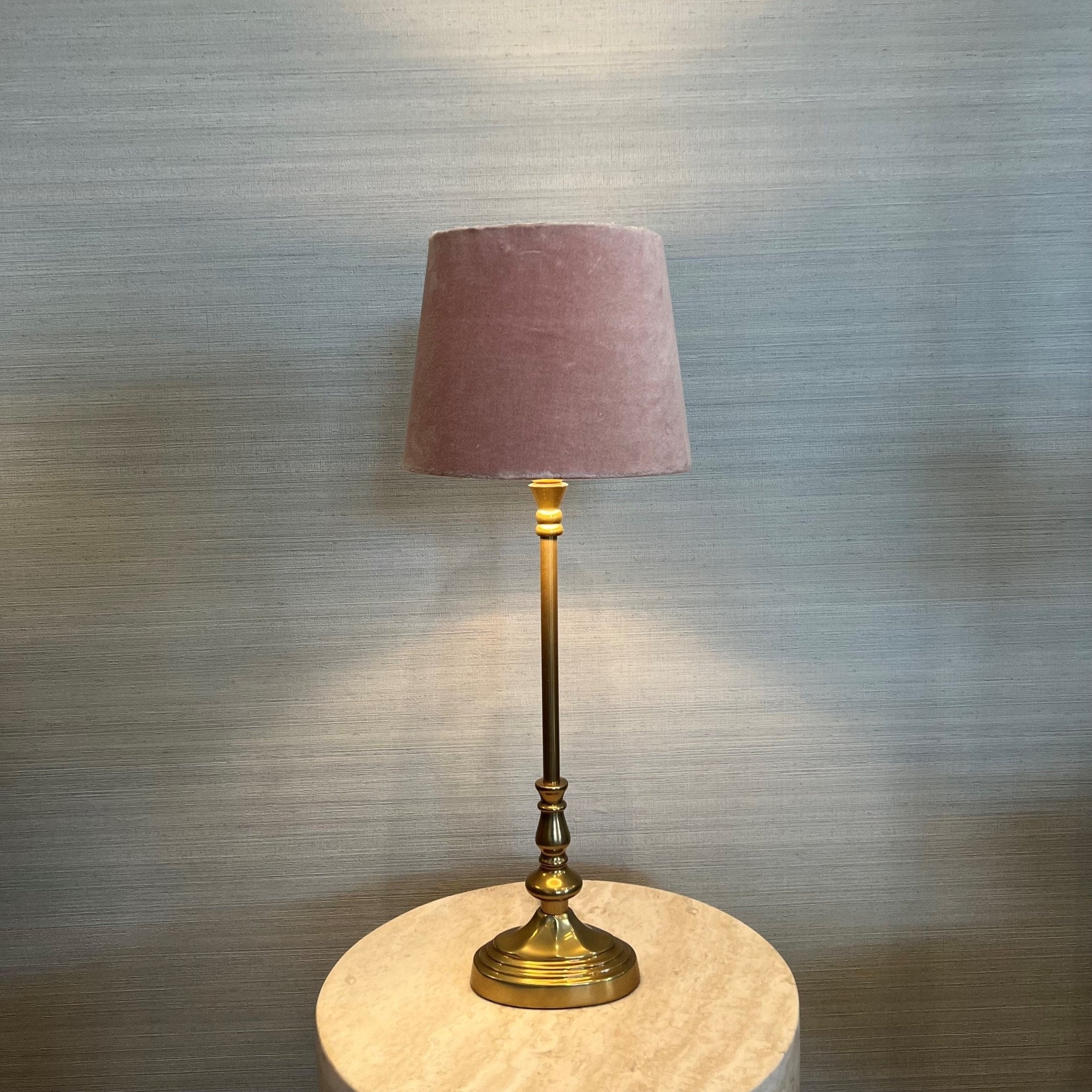 Lamp Base Antique Gold Oval - Gaudion Furniture