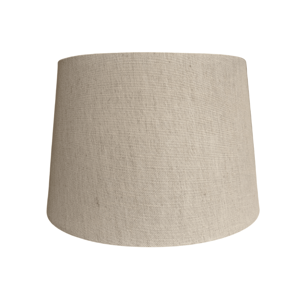 Lamp Shade 14" Dark Nat Linen - Gaudion Furniture
