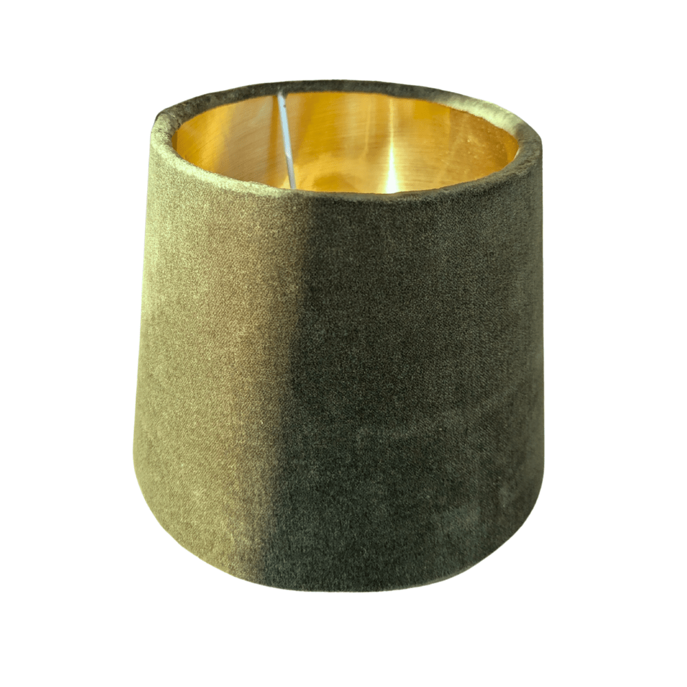 Lamp Shade Velvet Olive Small - Gaudion Furniture