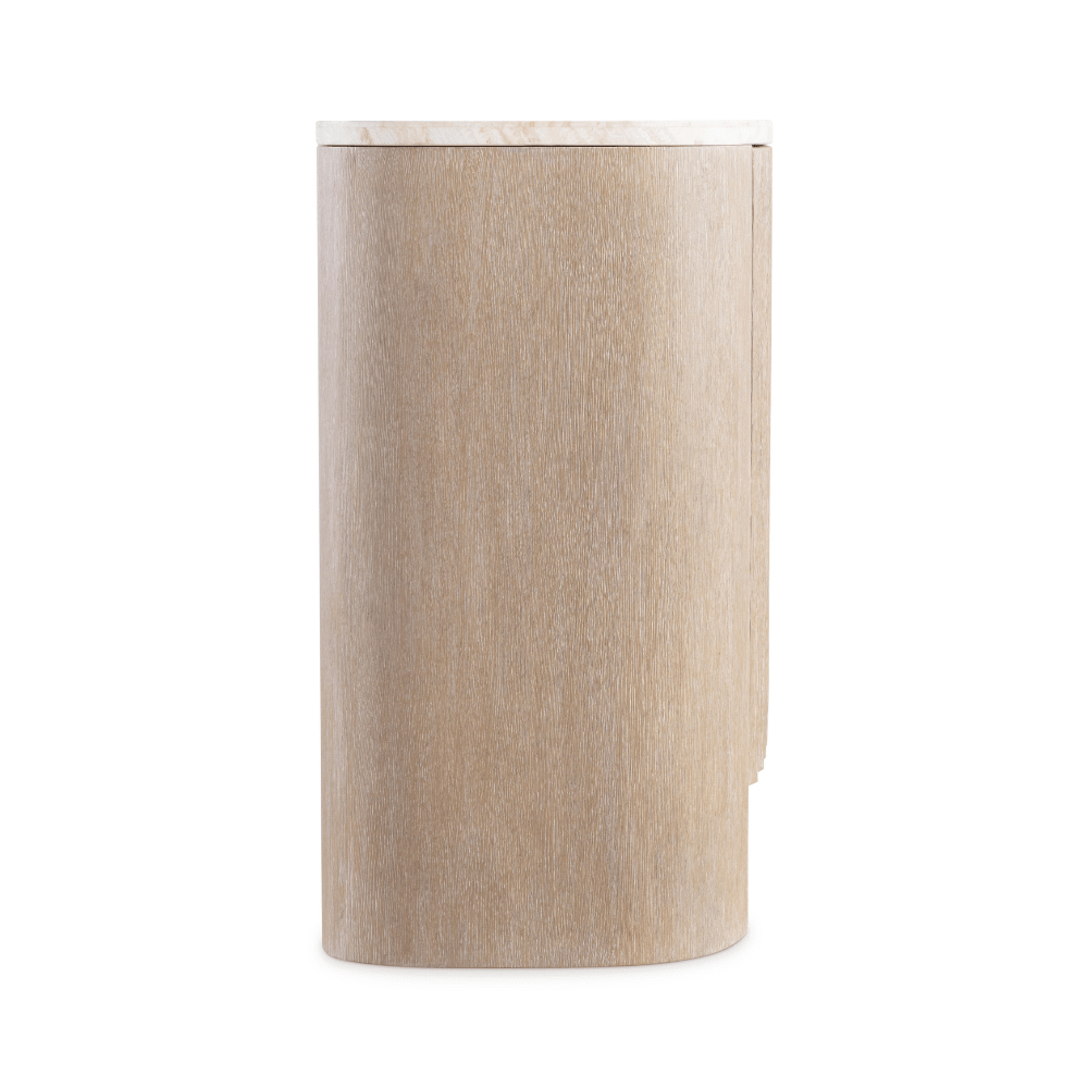 Loggia Buffet - Oak Finish & Travertine - Gaudion Furniture