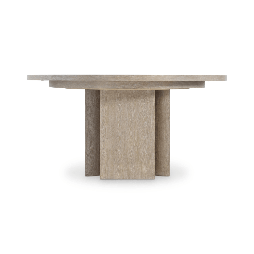 Loggia Round Extension Dining Table - Oak Finish