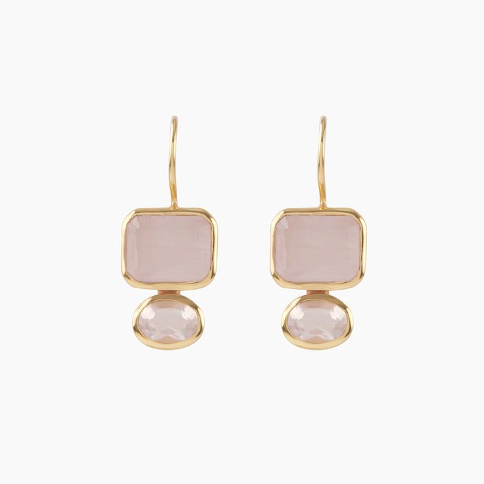 Lyric Earrings by Bianc – Rose Quartz - Gaudion Furniture
