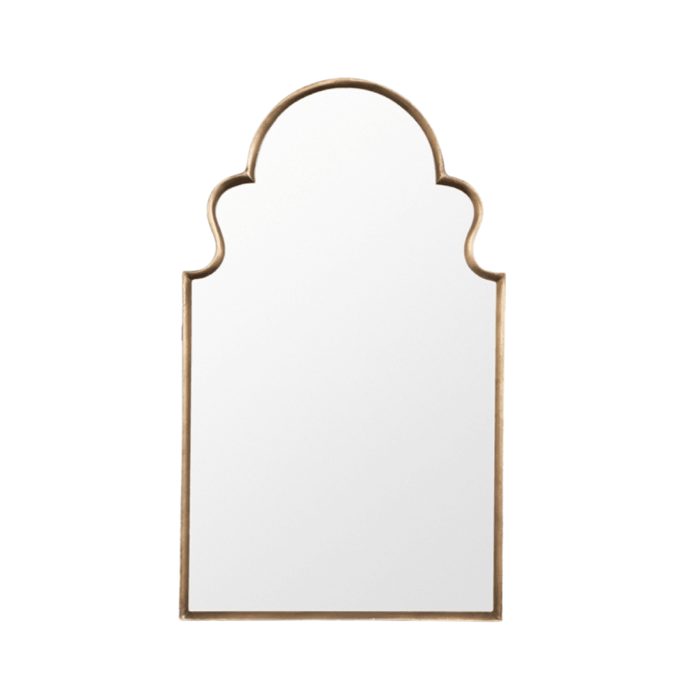 Melba Brass Mirror - Gaudion Furniture