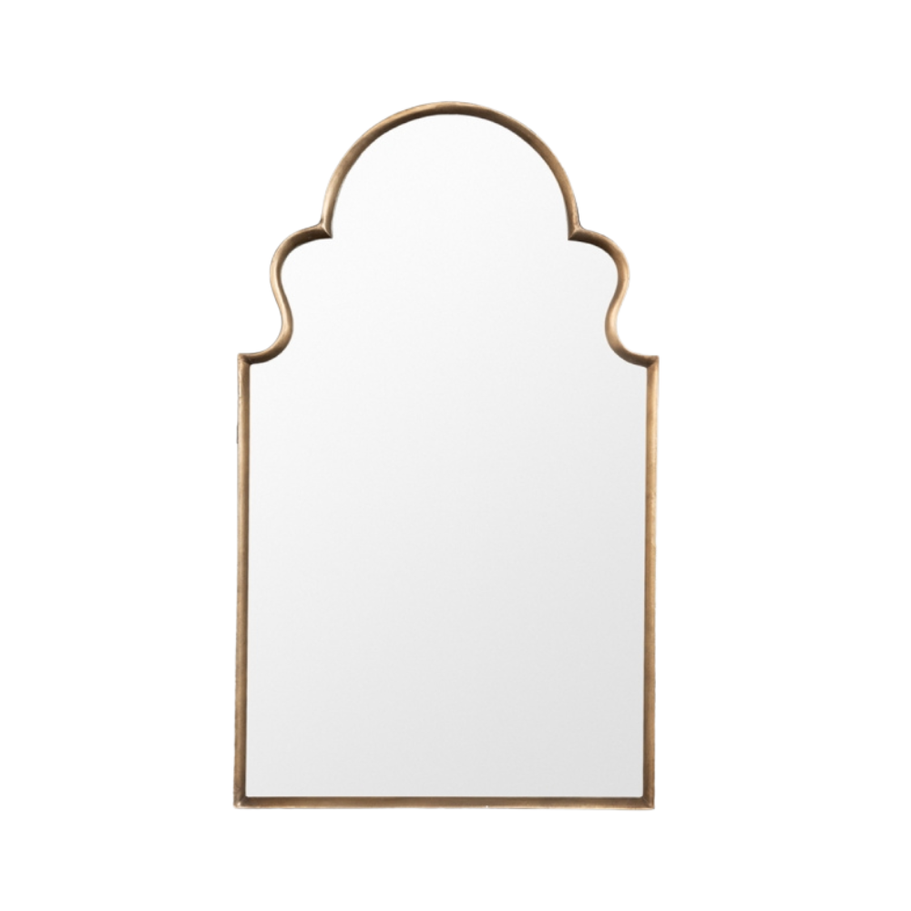 Melba Brass Mirror - Gaudion Furniture