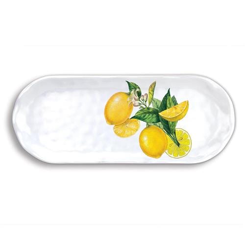 Michel Design Serving Trays Melamine Lemon Basil Accent Tray