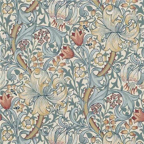 Morris & Co Golden Lily Wallpaper - Gaudion Furniture