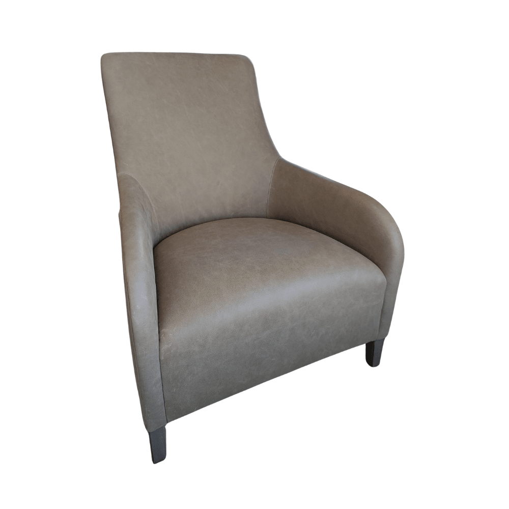 Naomi Leather Armchair Bernhardt x Gaudion Furniture - Gaudion Furniture