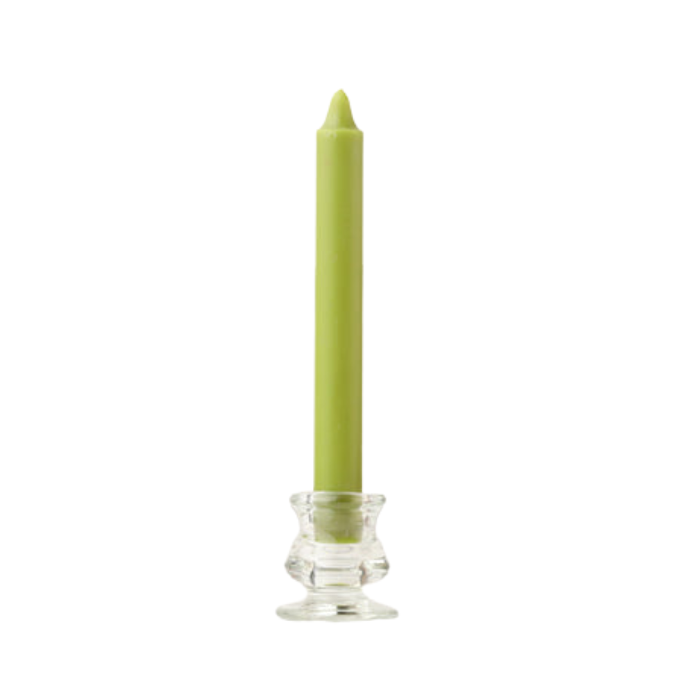 Olive green dinner candle