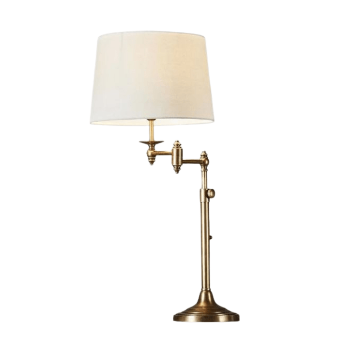 Orsay Swing Arm Table Lamp Brass