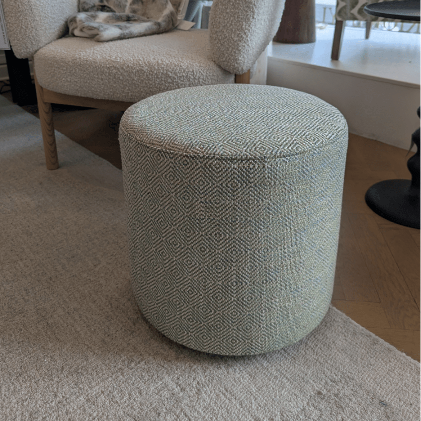 Ottoman Abbas Green - Gaudion Furniture