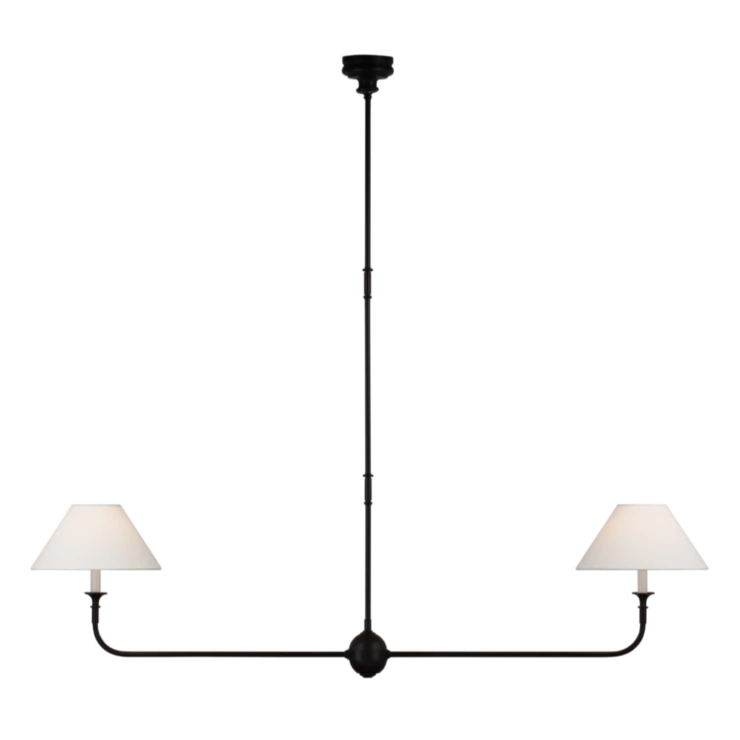 Piaf Large Two Light Linear Pendant - Gaudion Furniture