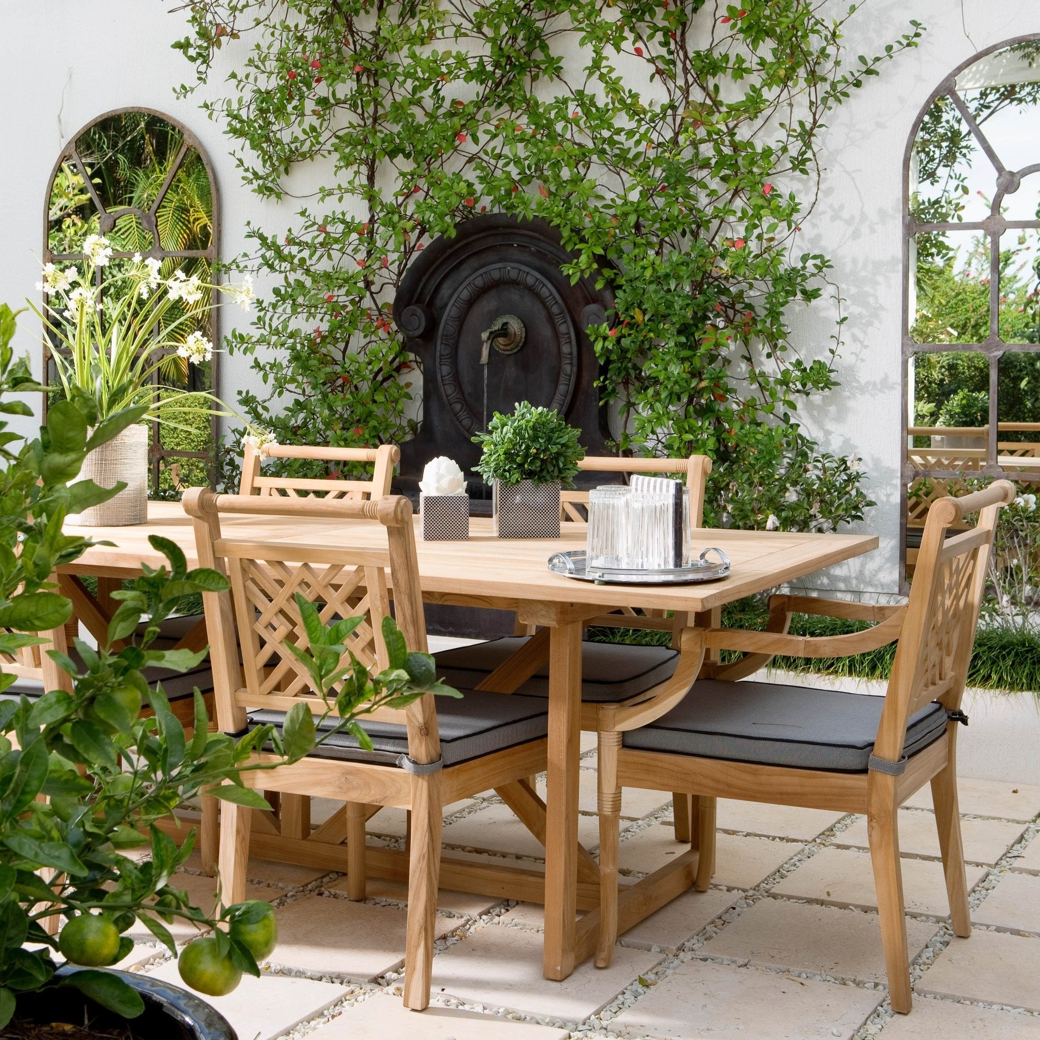 Portofino Outdoor Teak Dining Chair - Gaudion Furniture