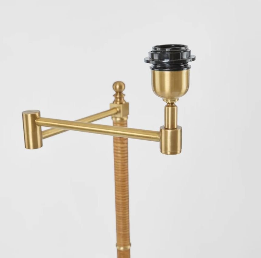 Portsea Floor Lamp Base Brass