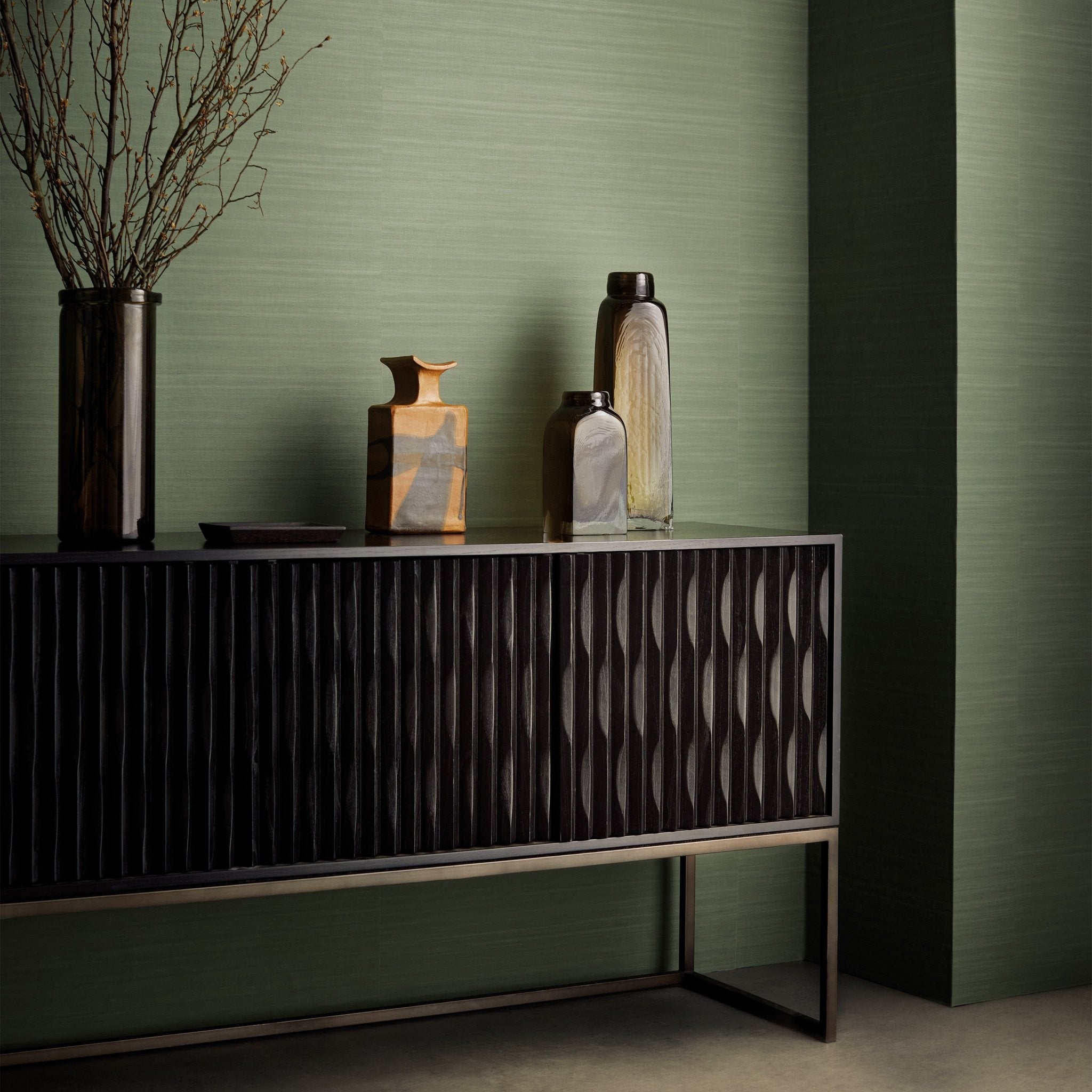 Raya Silk Embossed Wallpaper - Gaudion Furniture