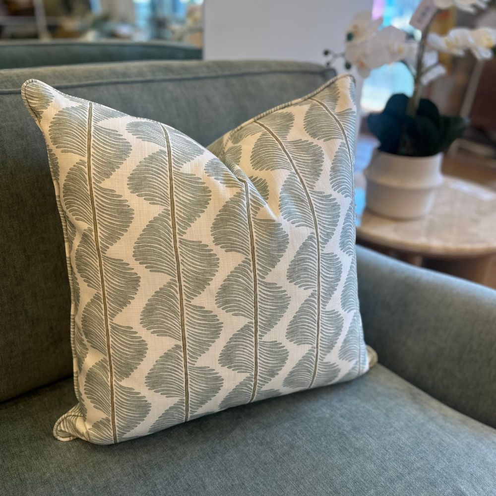 Romo Aubin Cushion Mineral 50 x 50 - Gaudion Furniture