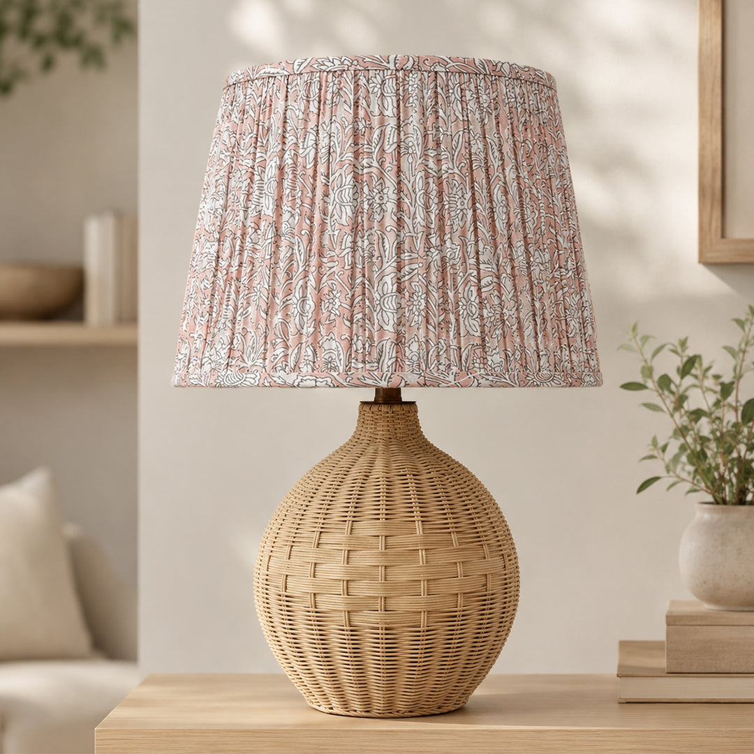 Freshfields Pleated Lamp Shade Gaudion Furniture 