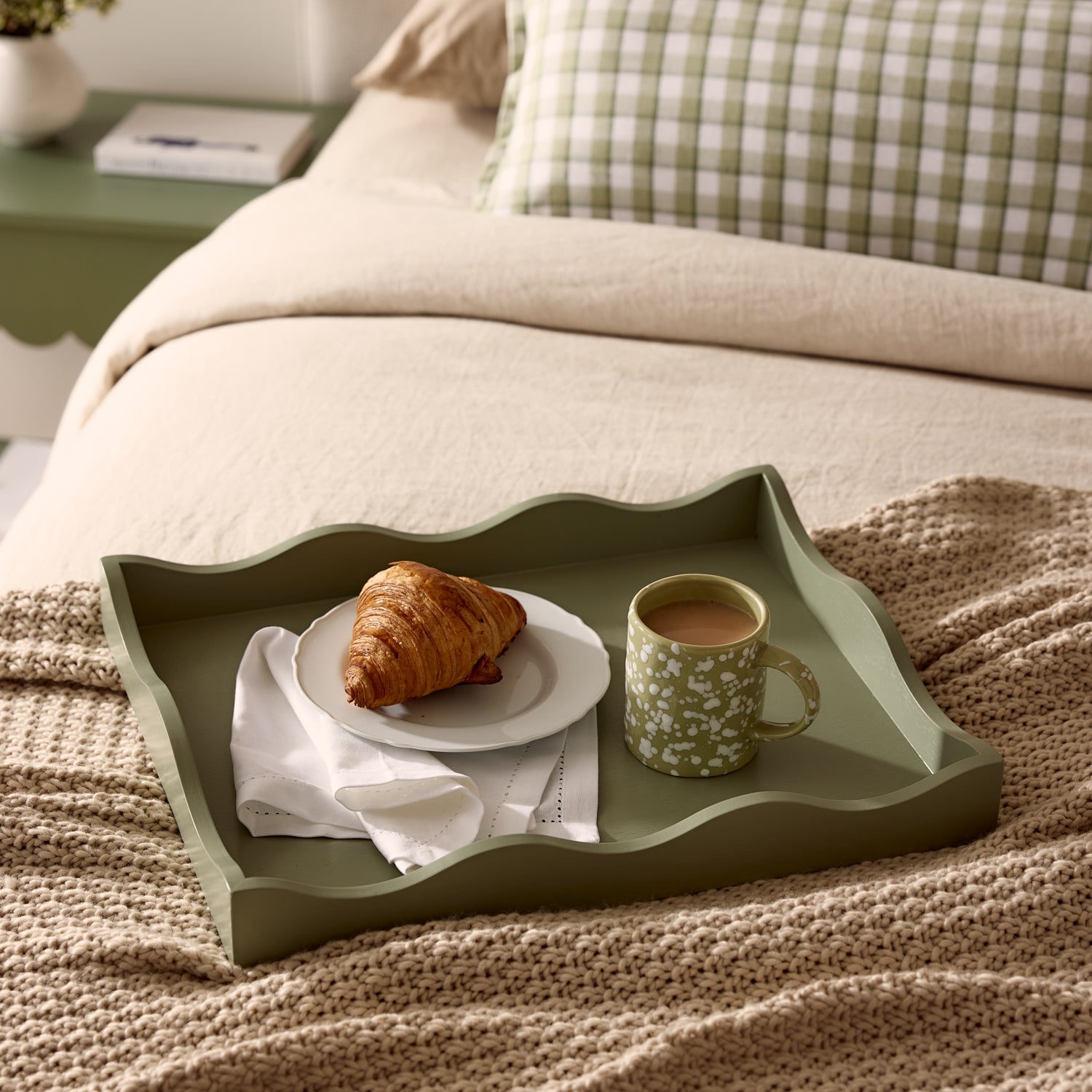 Sage Ripple Tray - Gaudion Furniture