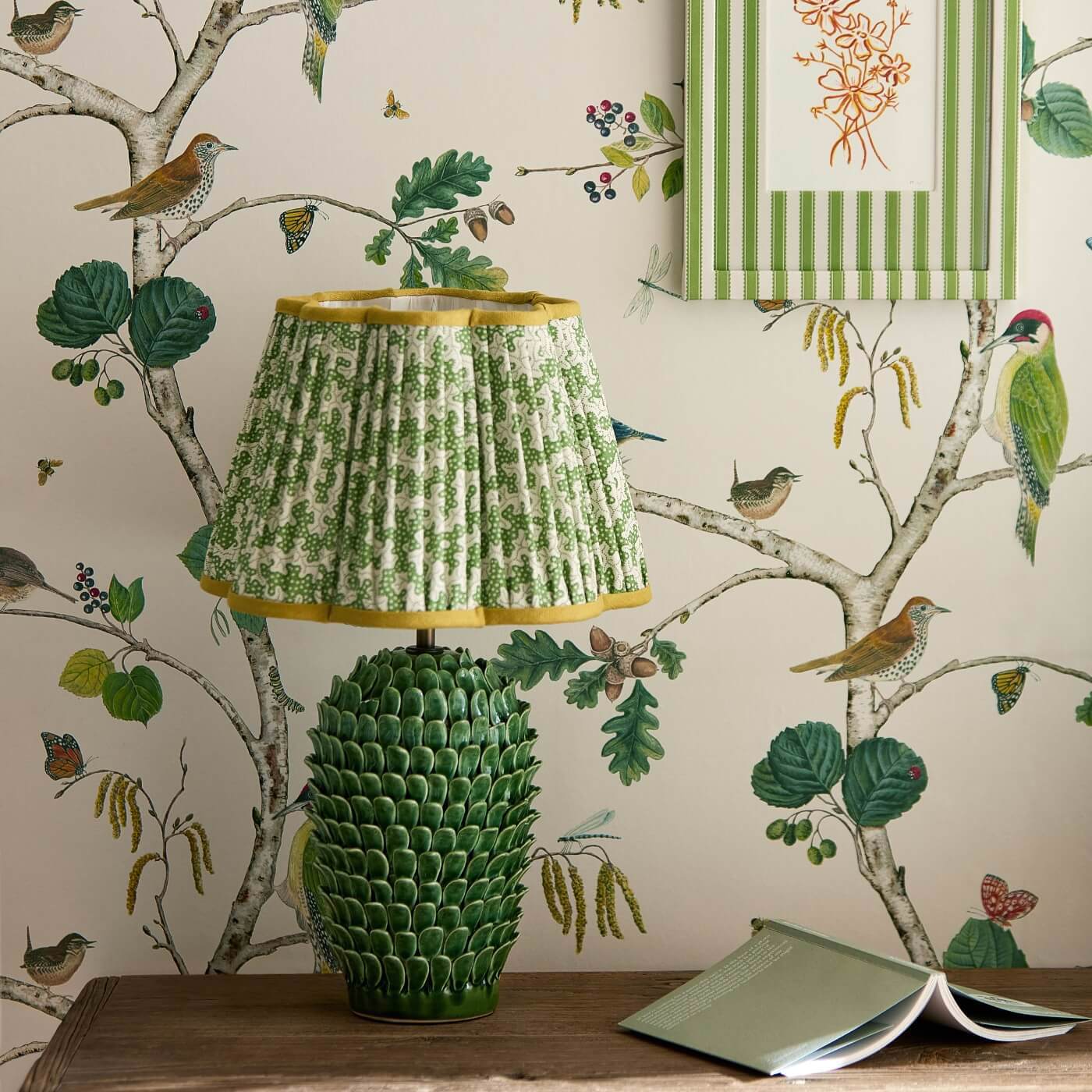 Sanderson Woodland Chorus Wallpaper 4 Colours - Gaudion Furniture