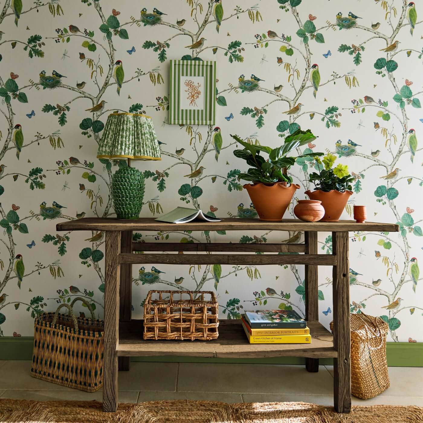 Sanderson Woodland Chorus Wallpaper 4 Colours - Gaudion Furniture