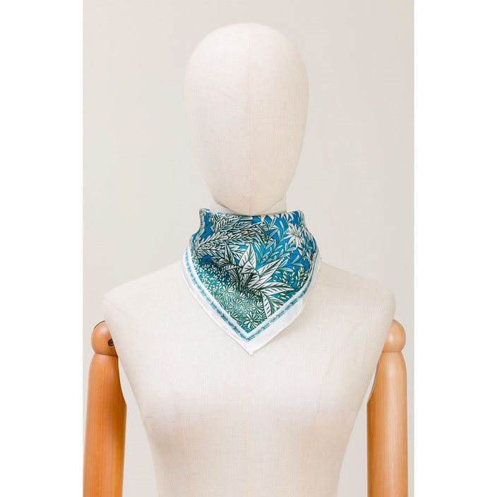 Silk Scarf - Panther Blue Jean