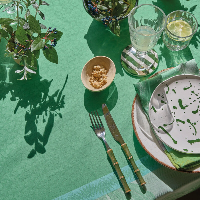 Tablecloth Jaquard Francais Sinharaja Jungle