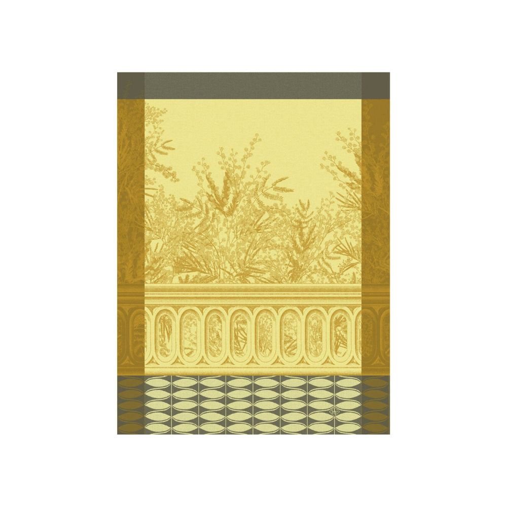 Tea Towel Riviera Mimosa Yellow - Le Jacquard Francais - Gaudion Furniture