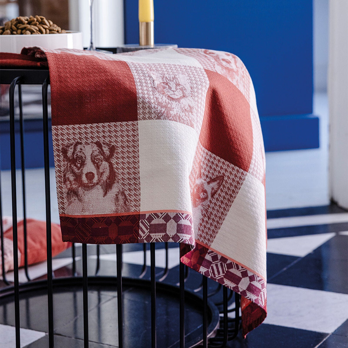 Tea Towel Truffles Cats & Dogs Brown - Gaudion Furniture