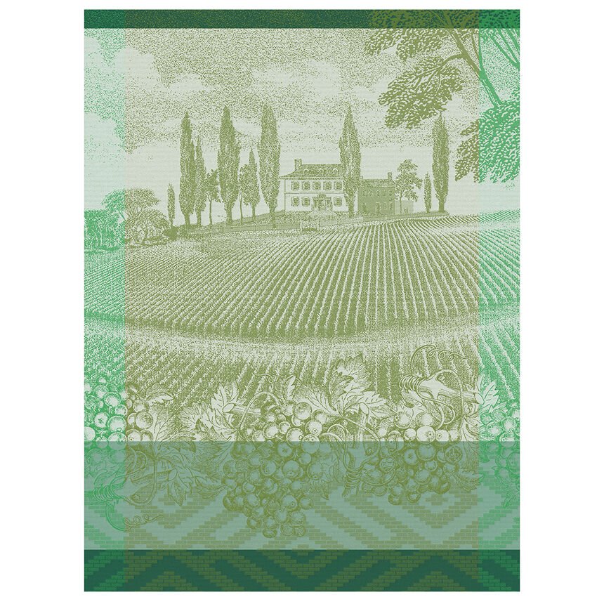 Tea Towel Vignoble Green - Gaudion Furniture