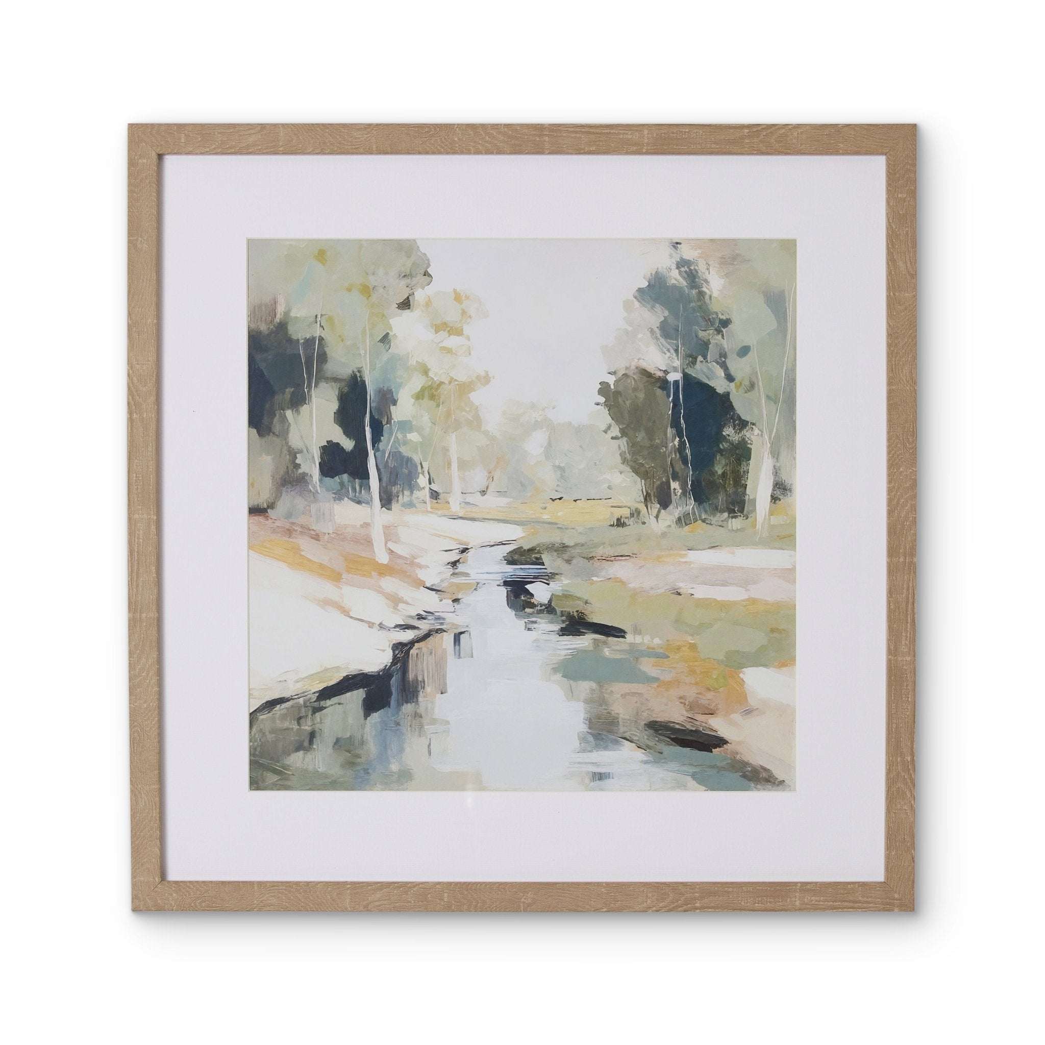 Tranquil Stream Print 50 x 50cm - Gaudion Furniture