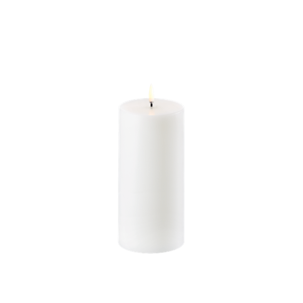 Flameless Candle 7.8 x 15.2 h White