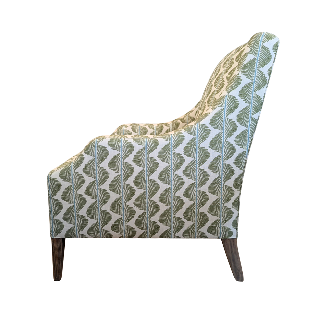 Julien Armchair in Aubin fabric by ROMO Gaudion Furniture