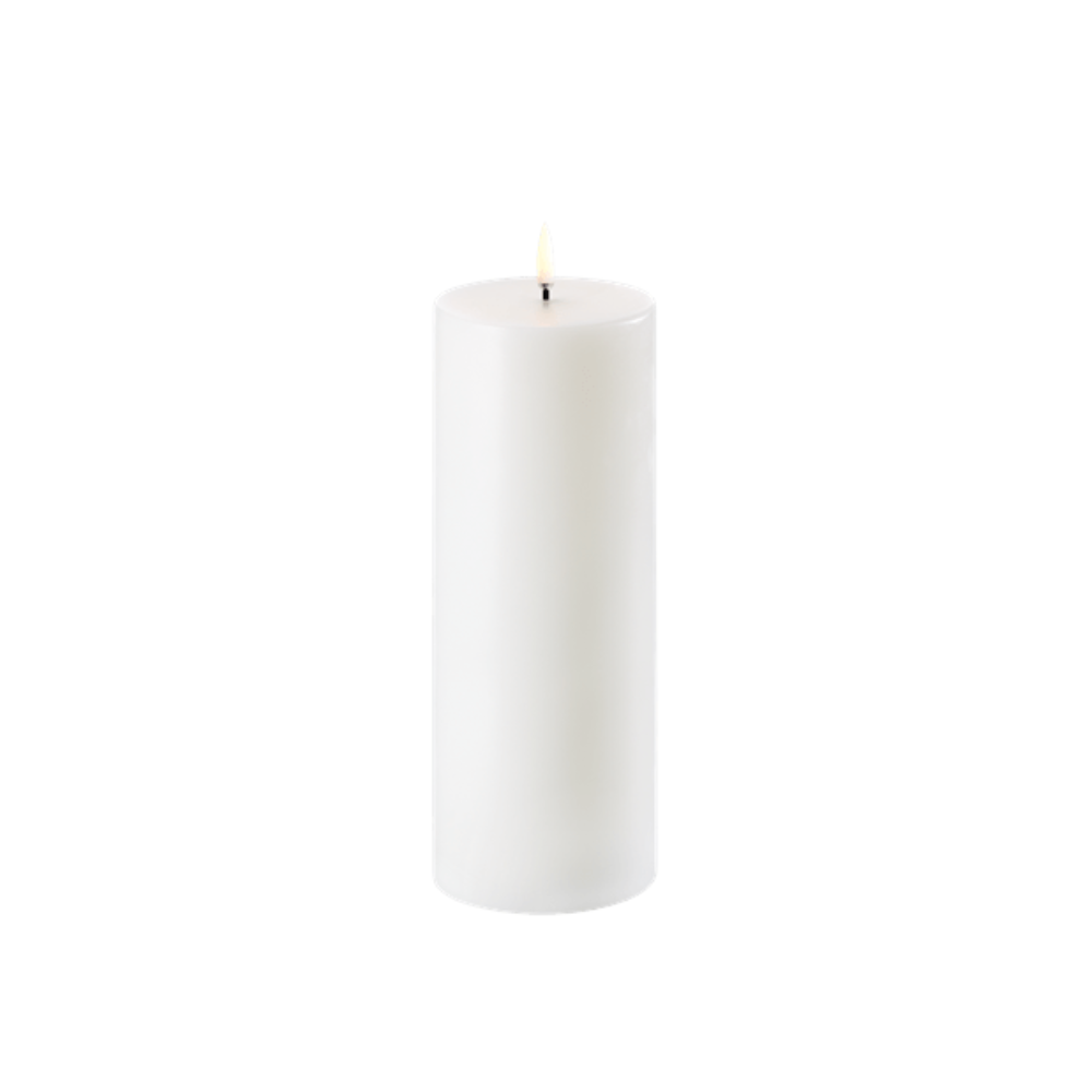Flameless Candle 7.8 x 20.3 h White