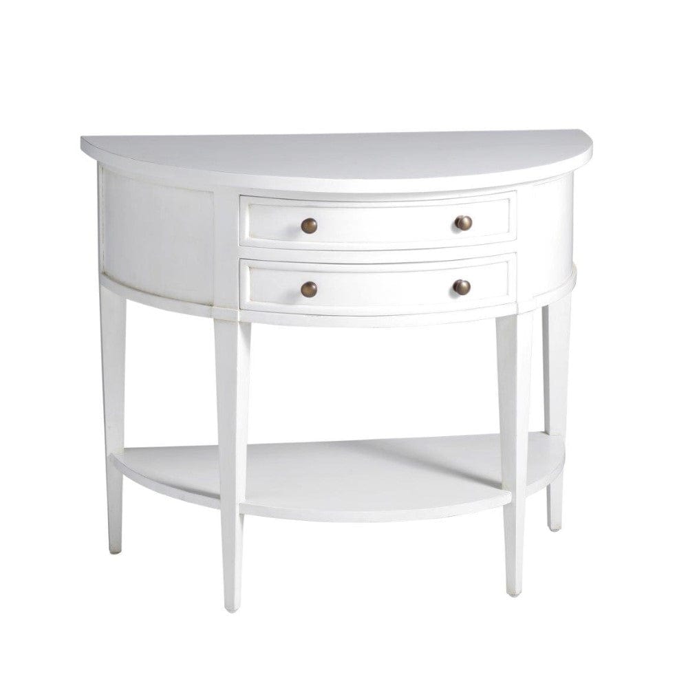 Xavier Furniture Console Hall Table Louis Console Table White