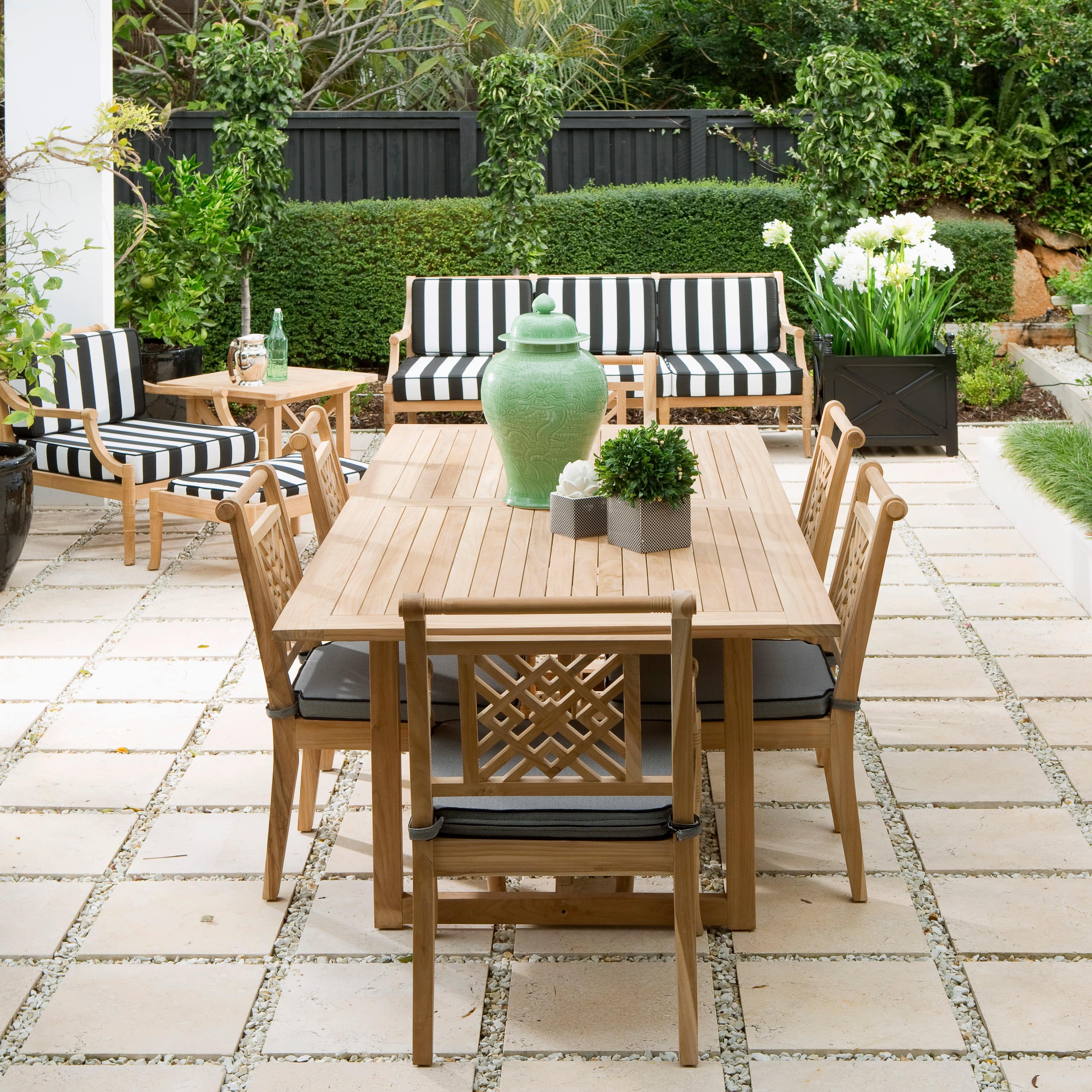 Xavier Furniture Outdoor Furniture Portofino Outdoor Teak Dining Chair