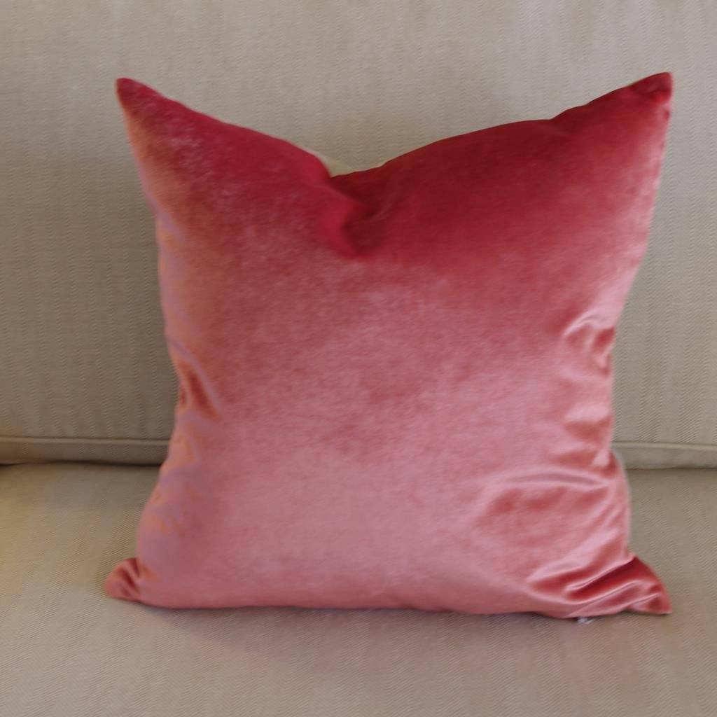Berlingot Rose Velvet Cushion - Gaudion Furniture