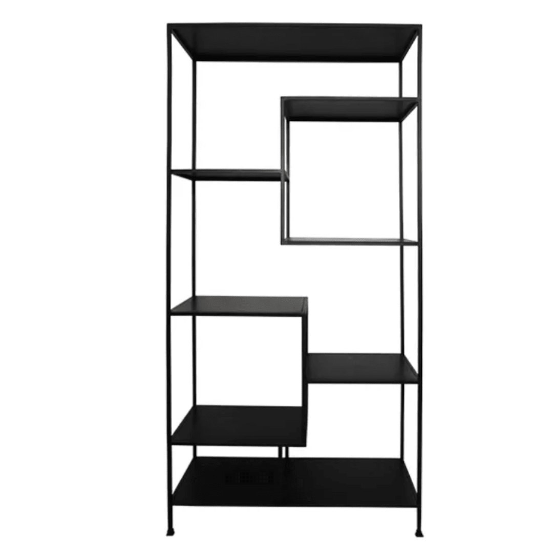 Black Metal Shelving - Gaudion Furniture