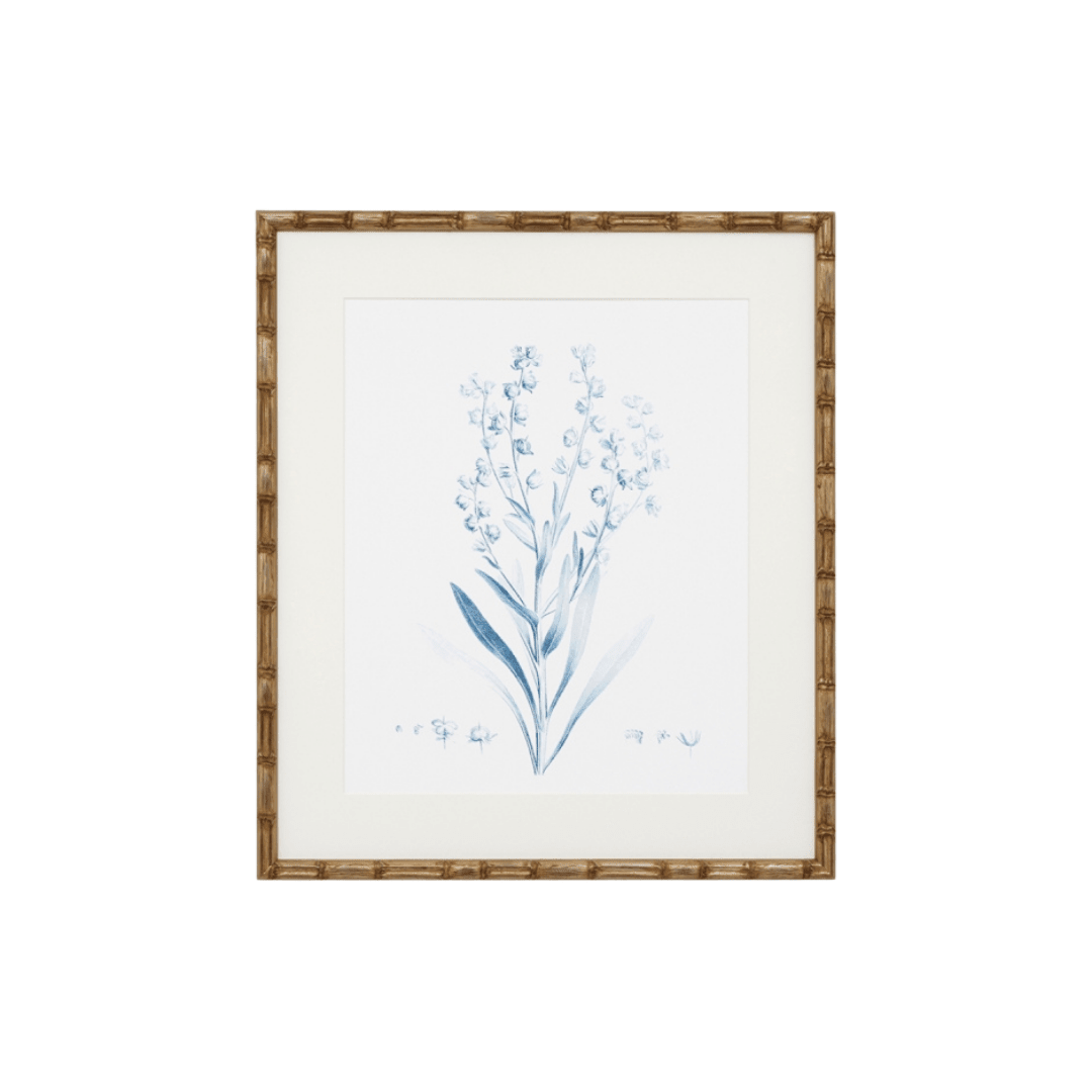 Blue Botanical Print I - Gaudion Furniture