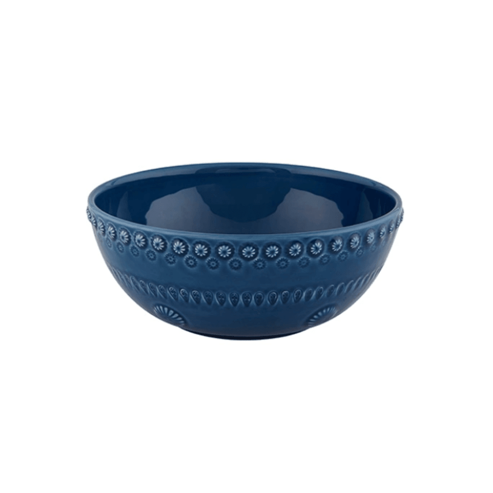 Bordallo Pinheiro Azul Blue Salad Bowl - Gaudion Furniture