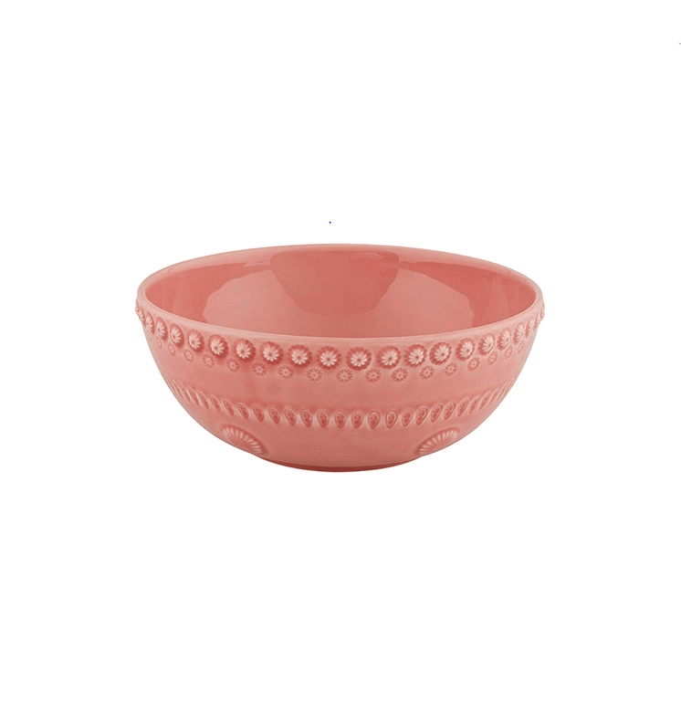 Bordallo Pinheiro Fruit Bowl Bordallo Pinheiro Fantasy Pink Salad Bowl