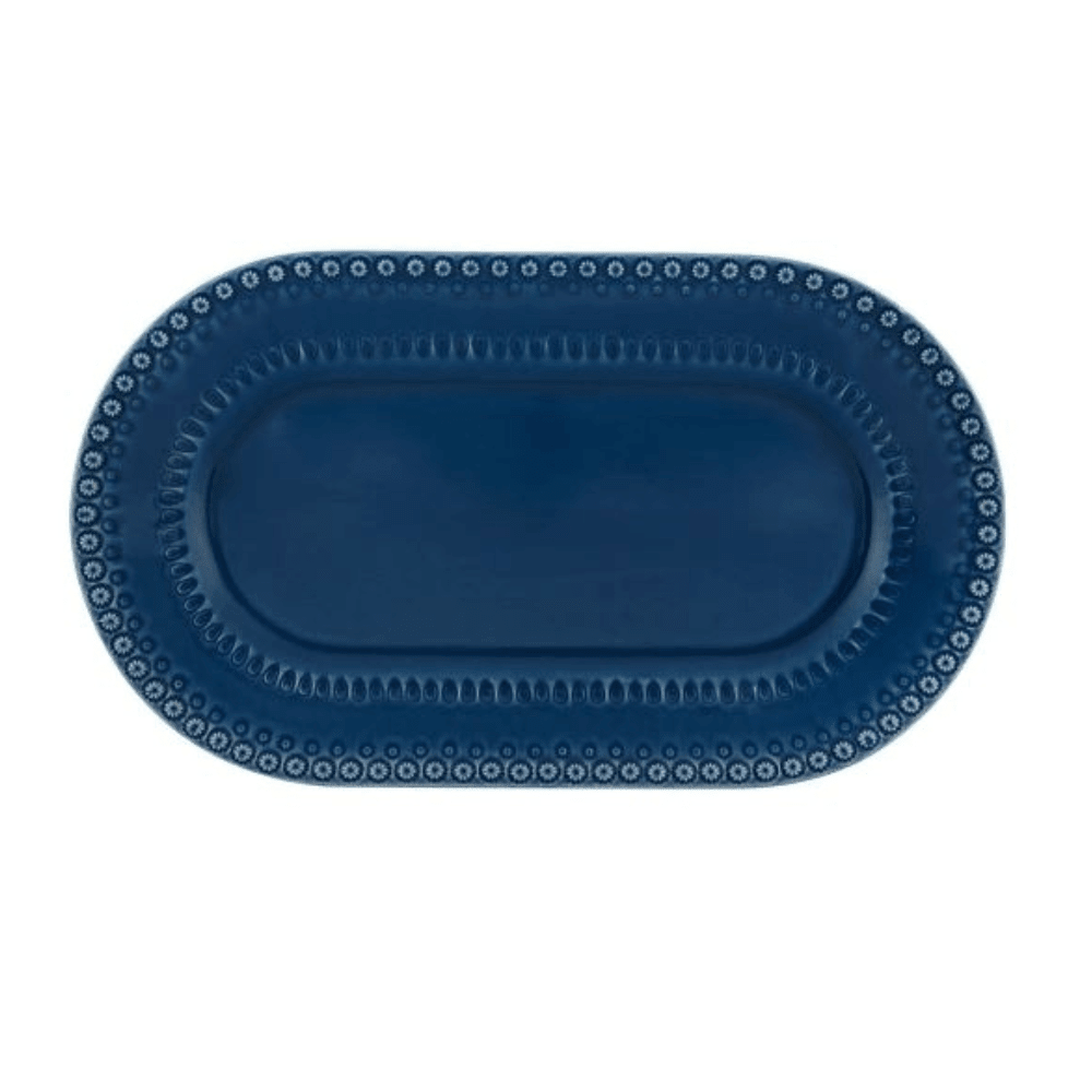 Bordallo Pinherio Azul Blue Platter - Gaudion Furniture