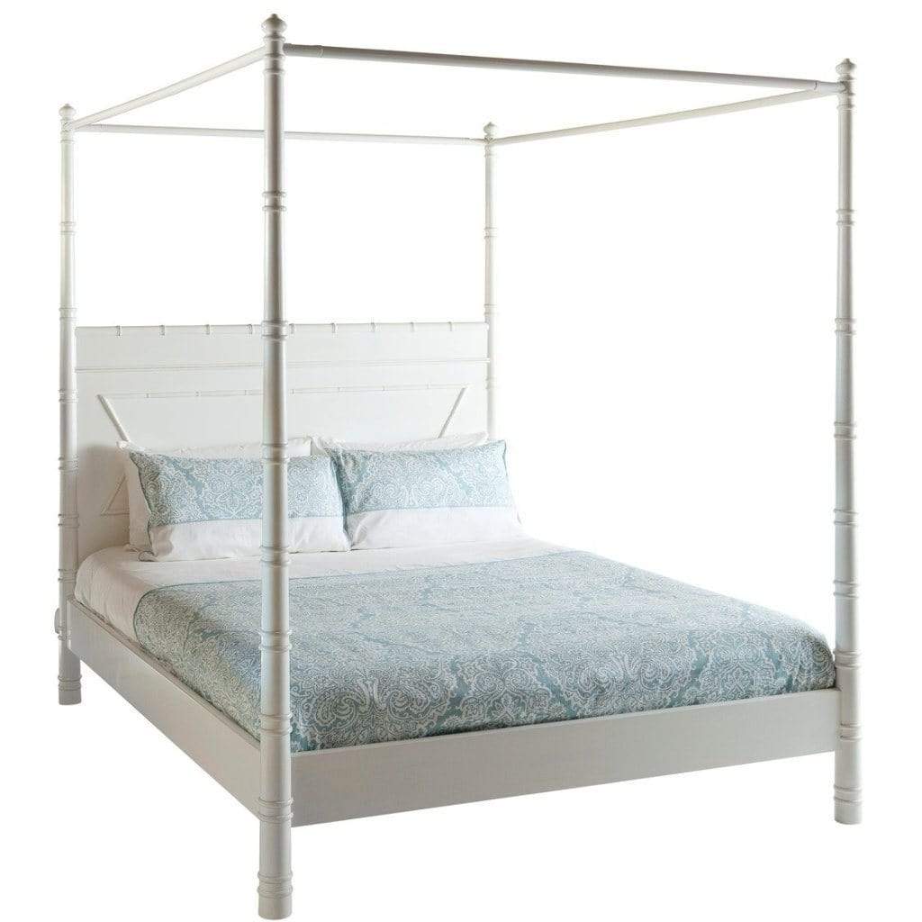 Cayman 4 Poster Bed White SALE - Gaudion Furniture