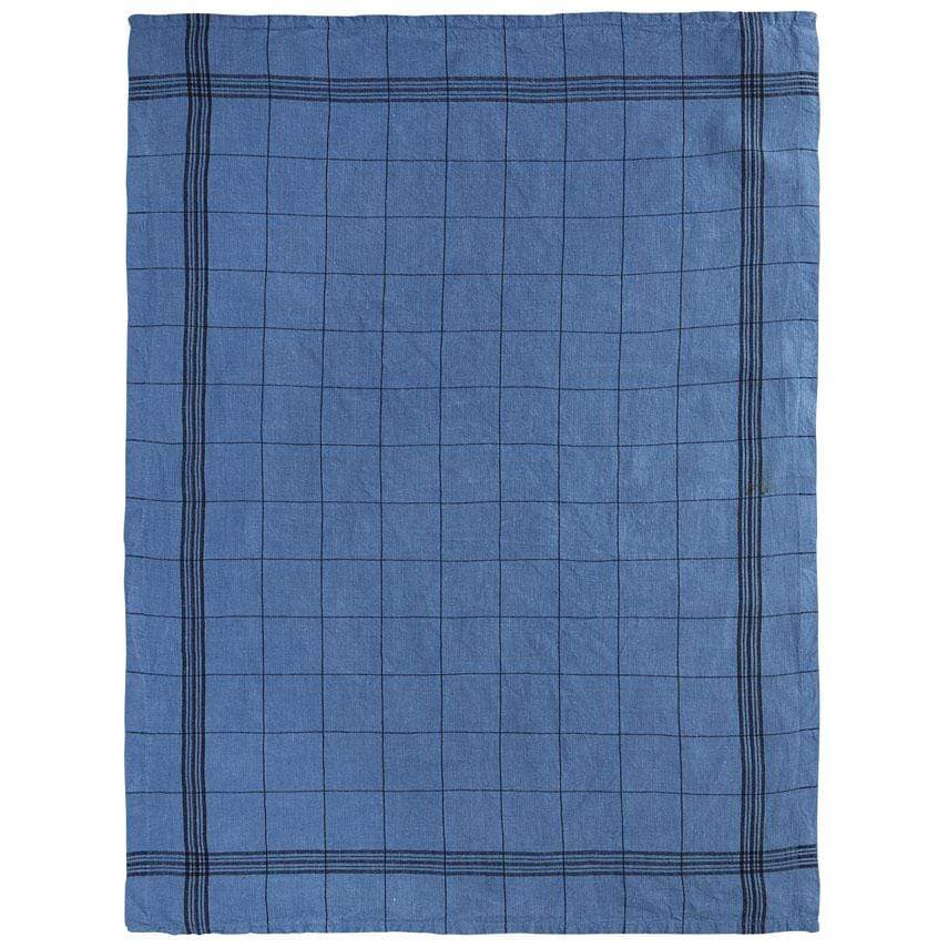 Charvet Editions Tea Towel 1 x Blue French Check Tea Towel Tea Towel French Check 3 Colours