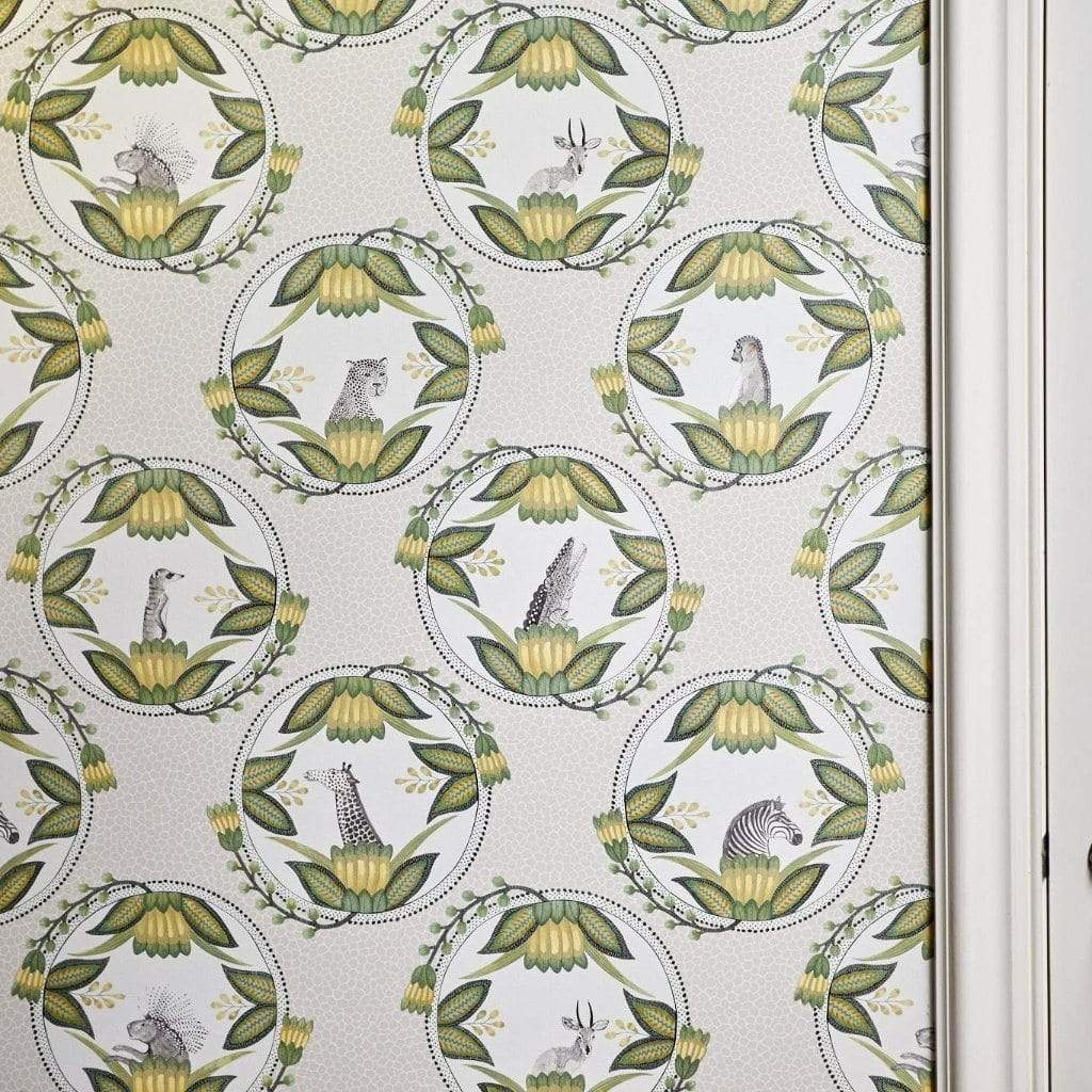 Cole & Son Ardmore Cameos Wallpaper 4 Colours - Gaudion Furniture