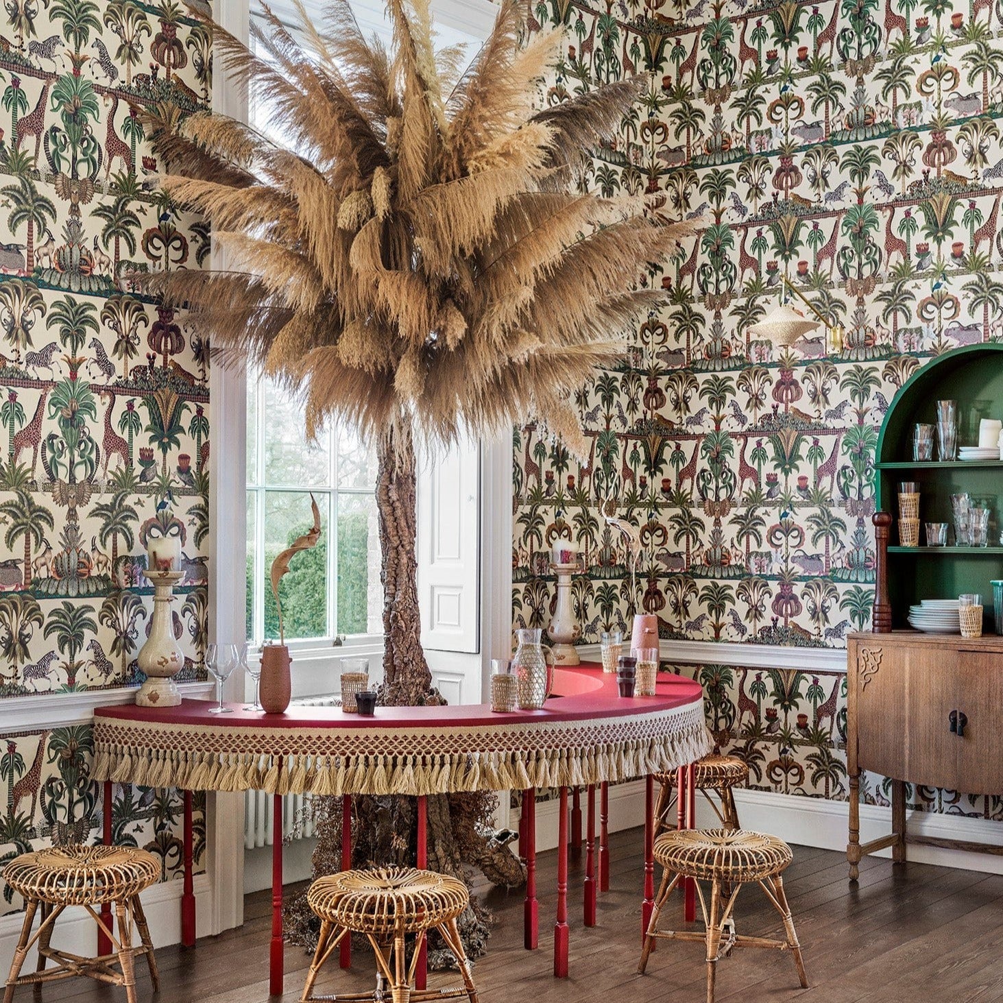 Cole & Son Ardmore Jabula Afrika Kingdom Wallpaper 3 Colours - Gaudion Furniture