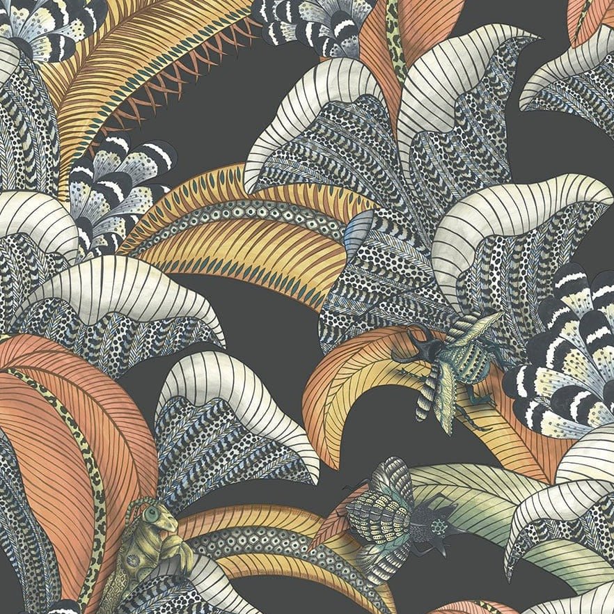Cole & Son Ardmore Jabula Hoopoe Leaves Wallpaper 7 Colours - Gaudion Furniture